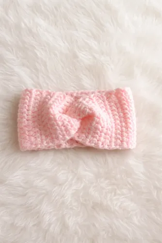 Pink head band