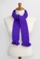 Purple scarf 